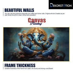 Lord Ganesha Canvas Wall Painting