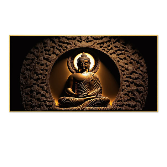 Meditating Buddha Religious Art Canvas Wall Painting