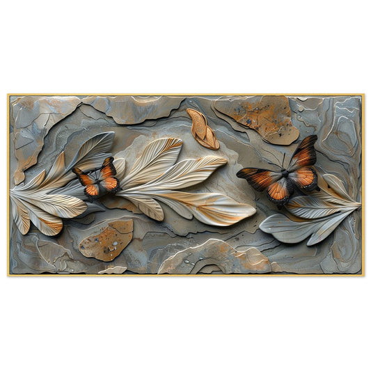 Butterfly 3d Modern Art Premium Canvas Wall Painting