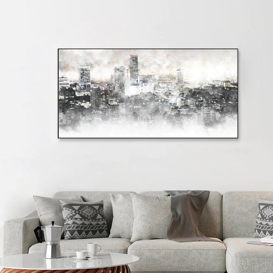 The Dust of Snow Floating Framed Canvas Wall Painting
