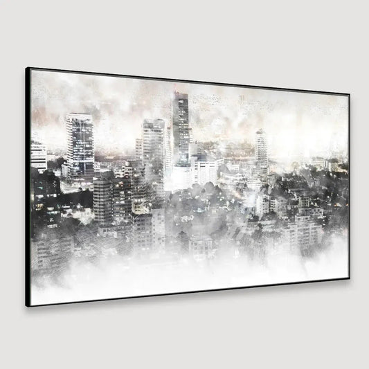 The Dust of Snow Floating Framed Canvas Wall Painting